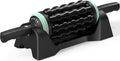 Electric Rolling Percussive Massager, Back Leg Foot Psoas Muscle Roller Massage Tool with Hands-Free Base, Deep Tissue and Muscle Recovery Rechargeable Roller Stick for Whole Body Relief