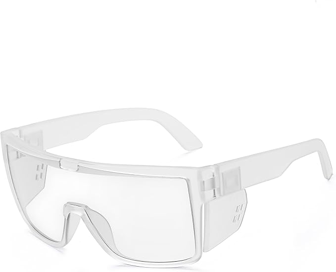 Transition Photochromic Safety Glasses For Men Women Wrap Around Safety glasses with Anti bluelight UV Protection