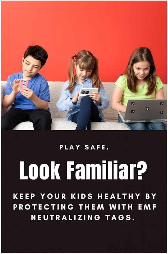 Cell Phone EMF Protection Neutralizers - USA Made - Slim Design - Developed by Dr. Valerie Nelson - 20 Pack