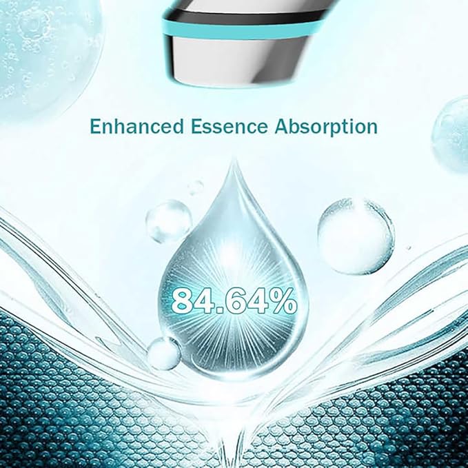 Upgraded Version | Skin Care Device - Facial Glow Booster for Maximizing and Boosting Absorption - Needle Free, Radiance, Elasticity | LED Anti-Wrinkle Device | Skin Care Firming, Toning