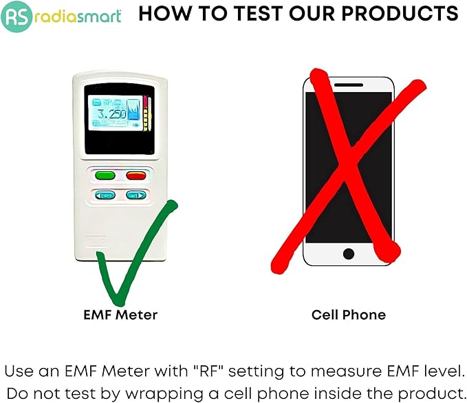 Radia Smart EMF Protective Pregnancy Belly Band, 5G Blocker Shielding Maternity Black