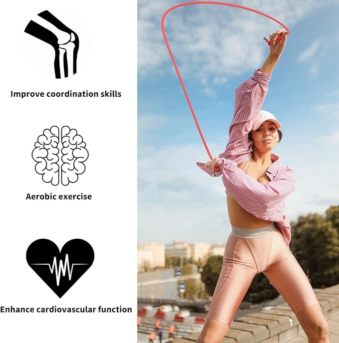 veimia Flow Rope for Fitness High Performance Double Woven Workout Rope Adjustable Flow Jump Rope for Men Women Training Indoor Outdoor Cardio Exercise Rope for beginner