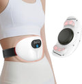 3-in-1 Electric Abdominal Massager with Heating Pad, Stomach Massage for Digestion Support, Hot Stone Heating Pad with Vibration, Rechargeable Belly Massager for Abdominal Comfort, Relaxing