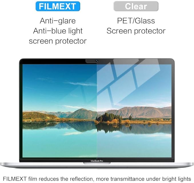 FILMEXT for MacBook Pro 13 Anti-Glare Anti-Blue Light Screen Protector Filter, MacBook Pro 13 inch(2016~2022) M1/M2 Eye Protection Blue Light Blocking Filter Reduces Digital Eye Strain