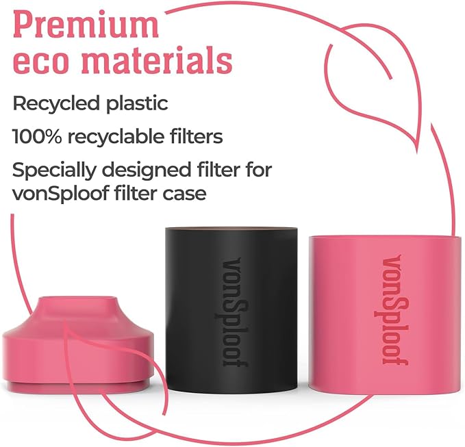 Personal Air Filter To Trap Smoke & Odor - Easy To Use & Long Lasting Replacement Smoke Filter up to 500+ uses I Eliminate Smell For Your Buddy and You with Smoke Catcher I Sploof Vaporizer