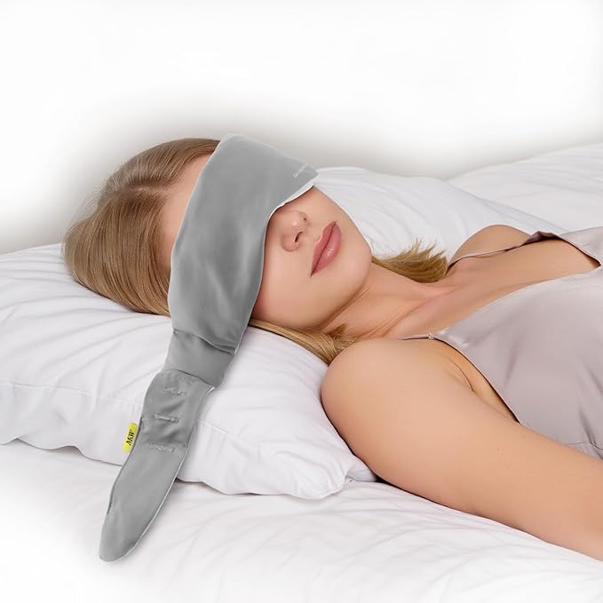 Weighted Eye Mask for Sleeping, Blackout Gravity Sleep Masks Women, Cloud-Like Comfort Softness, 3D Contoured, Memory Foam