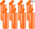 60 Dram Mango Child-Resistant Pop Top Plastic Containers – Airtight, Smell Proof, BPA-Free Vial Bottles for Pills, Travel & Small Item Storage (Pack of 8)