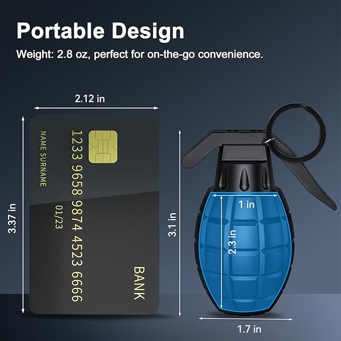 Portable Pill Case Tactical Keychain Pill Container Waterproof Durable Aluminum EDC Holder with Carabiner for Daily Use, Outdoor Activities - Black
