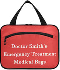Naanle Custom Pill Organizer Bag with Name Text Travel Pill Bottle Medicine Organizer Home Storage Medication Bag for Vitamin Supplements, Personalized First Aid Bag for Car Camping, 1.0 Count