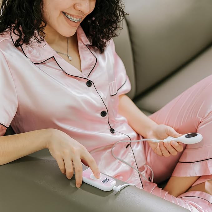 Lil Lady Intimate Trainer | Automated Pulsing Comfort System with Remote Control | Hands-Free Experience with Different Intensities | Self-care Set Includes Dual Attachments for Versatile Exploration