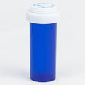 Five Star Supplies Plastic Pill Bottles - Reversible Cap Easy Open & Child Resistant - Pill Container Prescription Vial - Easy Open/Push N Turn (Blue, 16 DRAM 240 ct.)