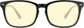 TIJN Blue Light Blocking Glasses for Women Men Clear Frame Square Nerd Eyeglasses Anti Blue Ray Computer Screen Glasses