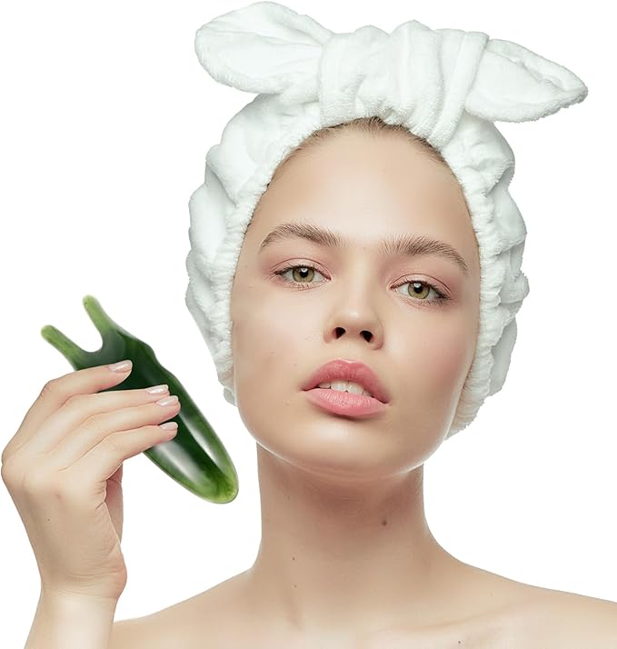 Healifty 2 Pcs Gua Sha Scalp Comb Massage Tool Handheld Resin Scraper for Scalp Treatment and Relaxation 3.5 Inch