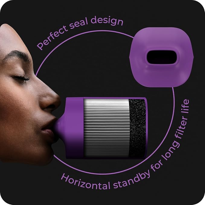Personal Air Filter To Trap Smoke & Odor - Easy To Use & Long Lasting Replacement Smoke Filter up to 500+ uses I Eliminate Smell For Your Buddy and You with Smoke Catcher I Sploof Vaporizer