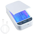 Nail Tool Sterilizer Box Portable with Blue Light,USB Sterilizer Cleaning Box for Nail Salon, Tweezers, Jewelry, Phone, Manicure Tools