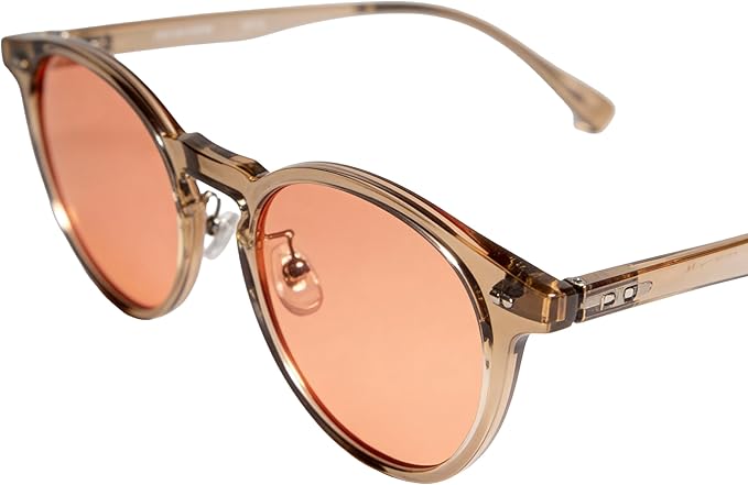 BRADDELL Women's FL-41 Rose Tinted Blue Light Glasses for Migraine Light Sensitivity, Fluorescent LED Glare, Photophobia
