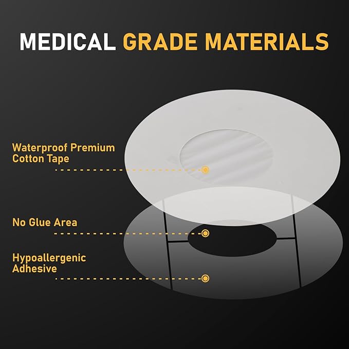 Dexcom G7 Over Patches Waterproof, 30PCS Cgm Sensor Patches Stelo Adhesive Patch G7 Overpatch Full Cover Without Hole, 10+ Days Long Stay, Sensor is Not Included (Clear)