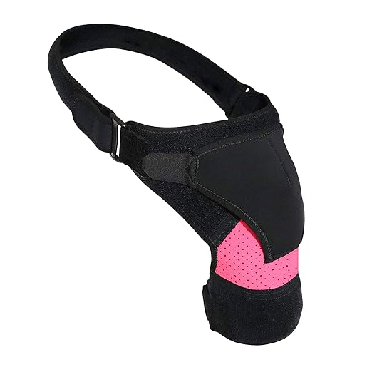 Shoulder Support Brace Rotator Cuff Pack Wrap Hot/Cold Ice Gel Pack Shoulder Heating Pad Shoulder Sling Ice Bag for Injuries Sprains Fractures Adjustable Compression Sleeve
