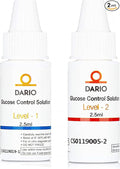 Dario Glucose Control Solution for Test Strips Levels 1 & 2 (2.5ml)