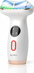Hot & Cold LED Red Light Therapy Face & Neck Massager- 7-in-1 Electric Gua Sha Facial Device with Microcurrent EMS, Vibration & Skin Tightening Tool for Anti-Aging, Firming & Fine Lines