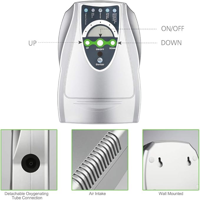 Portable Ozone Generator,Multipurpose Ozone Machine with Timer for Home,Room,Office,Hunting