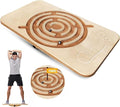 Yes4All 350LBS Professional Wooden Balance Board for Leg Workout, Anti-Slip Rocker Board, Wobble Board for Standing Desk