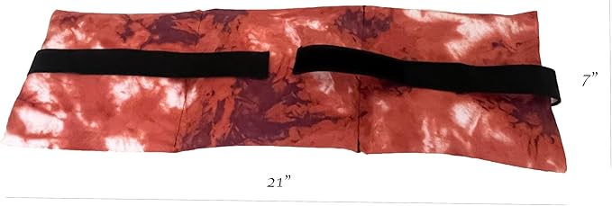 Heating Pad with Removable Pockets. Washable Cover. Microwave Heat Therapy for Back, Neck, Shoulders, Cramps. Pain and Stress Relief. Reusable Heated Wrap Corn Filled. (Sunset)