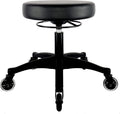 TAKE UR SEAT® 15" Table Height Adjustable Round Seat Stool Heavy Duty Built and Shipped Within 24 Hours, Spa, Medical, Lab, Black (Rubber Caster)