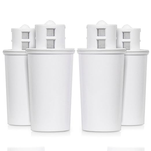 Crystal Quest Standard/SMART Water Filter Pitcher Cartridge – Advanced Filtration for Clean, Healthy Water, Removes Contaminants, Long-Lasting, Easy Installation, 2,000 Gallons [Pack of 4]
