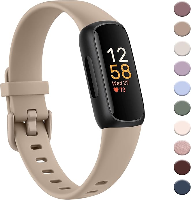 AK Band Compatible with Fitbit Inspire 3 Bands for Women Men, Adjustable Replacement Sport Wristbands Straps for Fitbit Inspire 3 Fitness Tracker