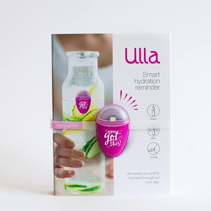 Ulla Drink Water Reminder, Smart Light for Water Bottle, Fits Most Bottles, Lights Up When Time to Drink, Hidrate Smart Water Bottle Reminder to Drink, Smart Hydration Reminder, Water Tracker, Bundle