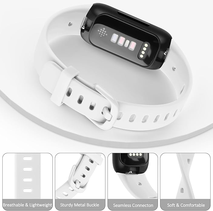 AK Band Compatible with Fitbit Inspire 3 Bands for Women Men, Adjustable Replacement Sport Wristbands Straps for Fitbit Inspire 3 Fitness Tracker