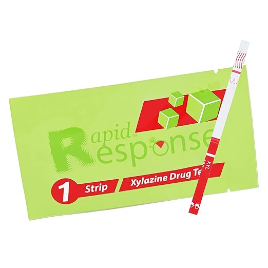 Rapid Response Xylazine Test Strips - Pack of 100 Test Strips - Test Liquids and Powders for Presence of Xylazine