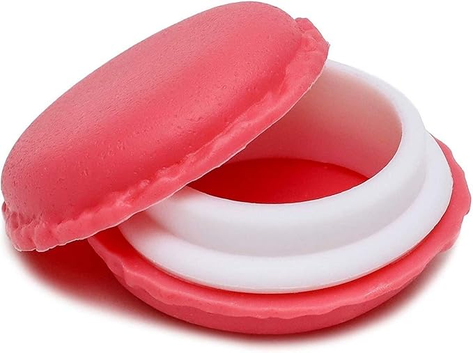Juvale Macaron Pill Case - Macaron Jewelry Holder & Pill Box - Durable Mini Plastic Containers with Lids - 8 Colors, 1.7 in - Pack of 16