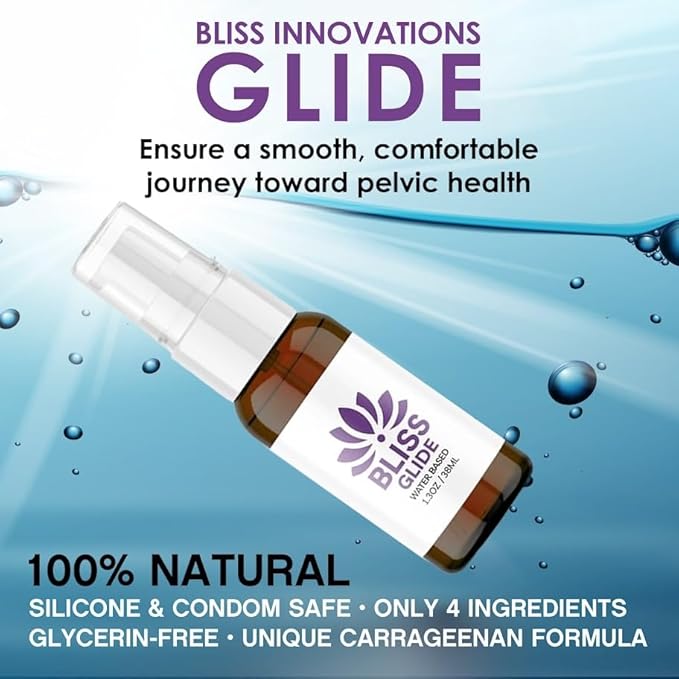 Bliss Innovations Comfort Silicone Pelvic Floor Trainer Kit – Sizes 5-8 – Soft & Flexible Design for Gentle Progression – Includes Bonus 1.3 Oz Bliss Glide ($10 Value)