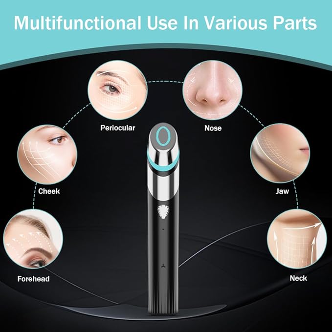 Upgraded Version | Skin Care Device - Facial Glow Booster for Maximizing and Boosting Absorption - Needle Free, Radiance, Elasticity | LED Anti-Wrinkle Device | Skin Care Firming, Toning