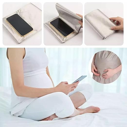 Amradield Copper Nickel Faraday Fabric Cloth 39"x43" Reduce Harmful Signals WiFi 5G Cell Bluetooth GPS Grounding Mobile Phone Copper Nickel Material Certified Protection Healthy DIY Fabric