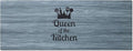 J&V TEXTILES 20" x 55" Comfort Collection Kitchen Anti-Fatigue Runner Mat (Queen of The Kitchen)