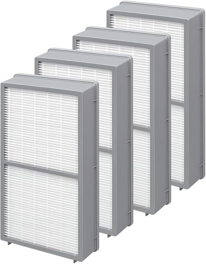 Nispira 30962 Premium HEPA Filter Replacement Compatible with Hunter Air Purifier Model 30729, 30713, 30730, 30763, 36730. 4 Packs