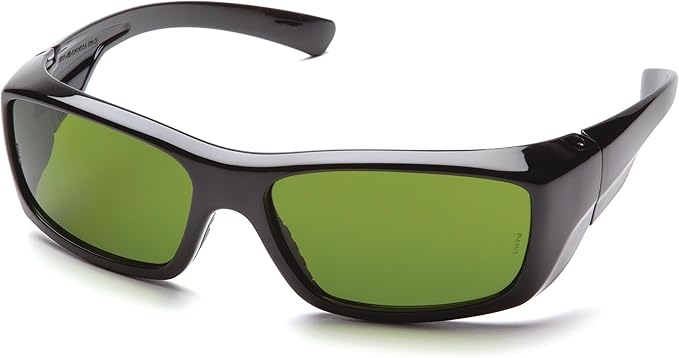 Pyramex Safety Shade 3.0 Safety Glasses, Scratch-Resistant, Black Frame, 3.0 ir Filter Lens (SB7960SF), 5.6 x 1.7 inch