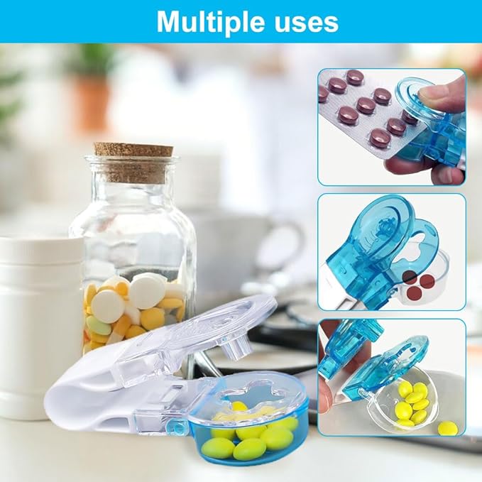 Portable Pill Taker Household Gadgets, 2026 New Pill Popper Extractor Tool Blister Pack Opener Popper Assistance Tool, for Blister Packs for The Elderly, Disabled (1)