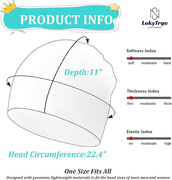 EMF Protection Beanies Cap,Unisex Faraday Hat,Microwave Blocking EMF Hat Black
