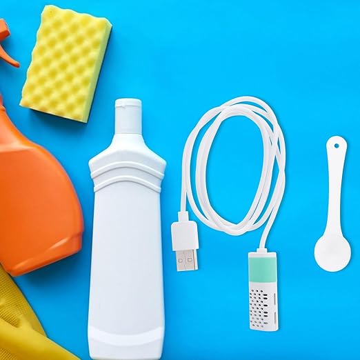8 Pcs DIY Sodium Hypochlorite Generator,Electrolytic Sodium Hypochlorite Maker,Portable Hypochlorous Acid Generator,Multi-Purpose Cleaning Supplies for Travel Home