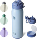 BOTTLE BOTTLE 24oz Insulated Water Bottle Stainless Steel Sport Water Bottle with Straw and Adjustable Lid Daily Pill Organizer