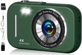 Digital Camera,4K 48MP Portable Camera with Anti Shake, 16X Zoom, Digital Camera for Teens with Beauty, 32GB Card, 21 Filters, Best for Kid Children Teen Student Girl Boy