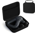 Massage Gun Hard Case Compatible with TheraGun Relief Handheld Percussion Massage Gun, Portable Travel Case Storage Carrying Bag with Mesh Pocket for Cables and Other Accessories Black(Case Only)