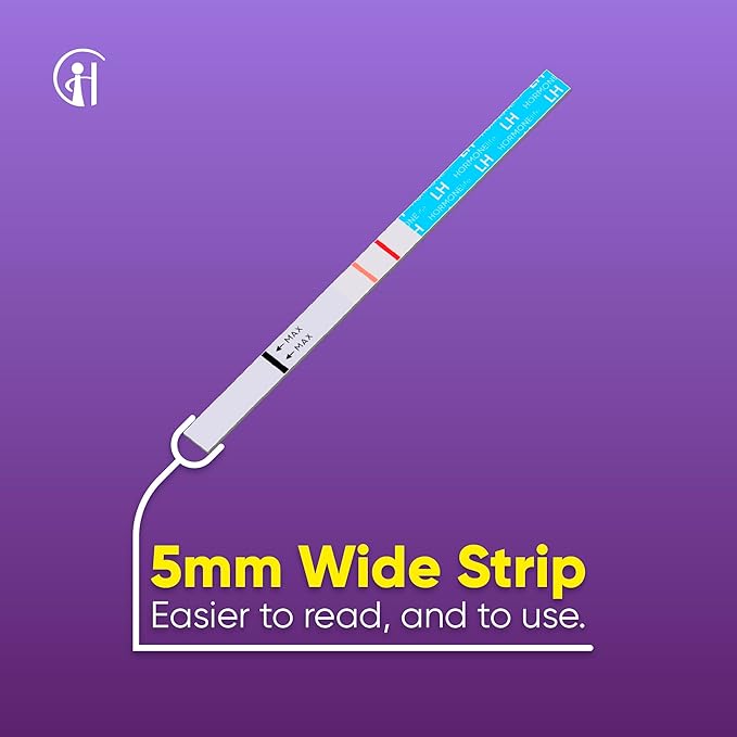 Ovulation Test Strips – LH Test for Ovulation Detection, Easy-to-Use Home Ovulation Tracking(LH Test Strips 30 Count)