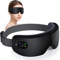 Eye Massager with Heat, 7 Heating and Vibration Modes, Eye Mask, Birthday Gifts for Women, Men, Friend, Mom and Dad, Sleep Mask for Relax, Migraine Relief, Improve Sleep, Black