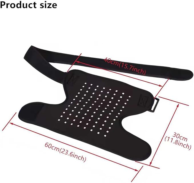 Red Light Therapy Shoe,Red Infrared Light Therapy for feet,660nm&850nm Near Infrared Light Boots(Dark Black) (for Shoulder)
