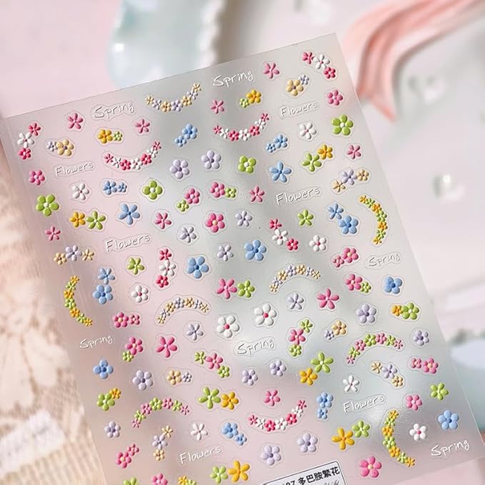 Small Cute Sticker 3D Relief Design Decals for iPhone 17 PRO / 17 PROMAX Cell Phone Camera Screen Lens,for NintendSwitch Game Handle Controllers，Scrapbooking Laptop Diary Planner Collage DIY (TS-4097)